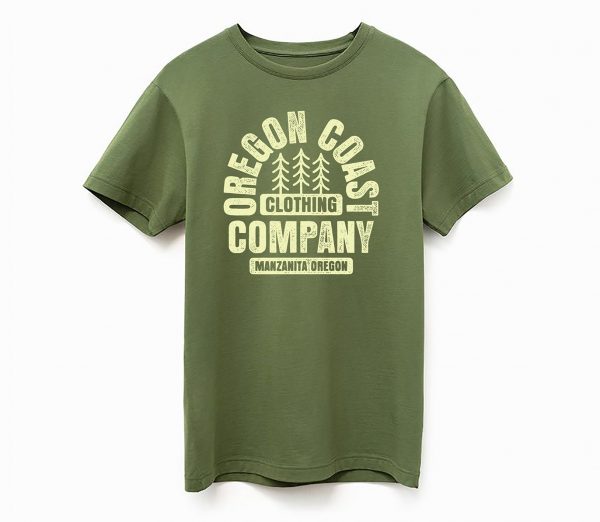 oregon coast tshirt forest shirt